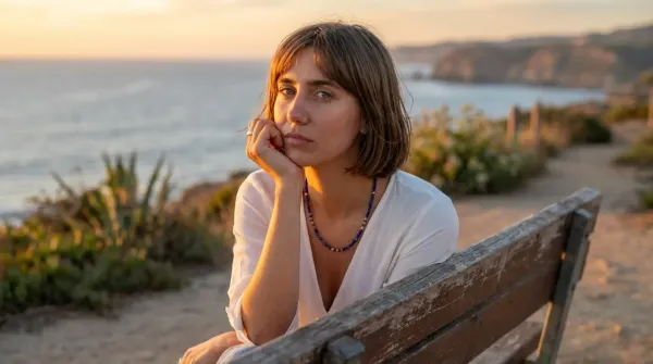 Halskette Juana Sterling Silber mit Lapislazuli Perlen